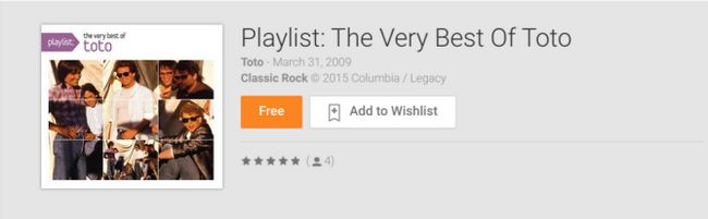 Fotografía - [Offre Alerte] The Very Best Of Toto et Meat Loaf albums gratuitement sur Google Play Musique